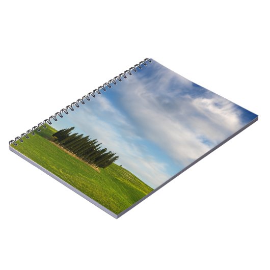 Cypersbomen in Toscane-laptop Notitieboek (Linkerzijde)