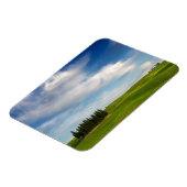 Cypresbomen in Toscane rechthoekige magneet (Linkerzijde)