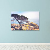 Cypress aan de Zee Canvas Afdruk (Insitu (Houten vloer))