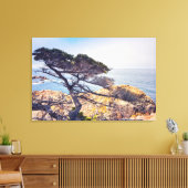 Cypress aan de Zee Canvas Afdruk (Insitu (Woonkamer))