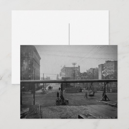 Cypress Avenue en 138th Street New York City Briefkaart (Voorkant / Achterkant)