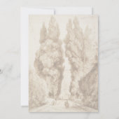 Cypress Avenue in Villa d Este Tivoli door Fragona (Achterkant)