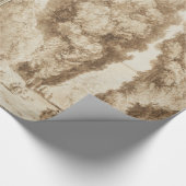 Cypress Avenue in Villa d Este Tivoli door Fragona Cadeaupapier (Hoek)