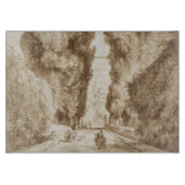 Cypress Avenue in Villa d Este Tivoli door Fragona Snijplank (Voorkant)