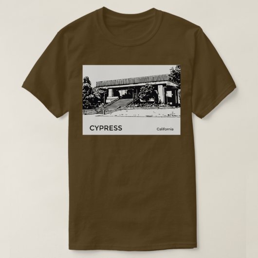 Cypress California T-shirt (Design voorkant)