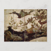 Cypress door Kano Eitoku, Muromanchi-periode Briefkaart (Voorkant)