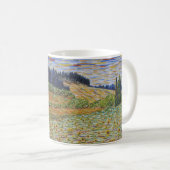 Cypress en zonnebloemen koffiemok (Voorkant rechts)