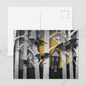 Cypress Forest en Bats Briefkaart (Voorkant / Achterkant)