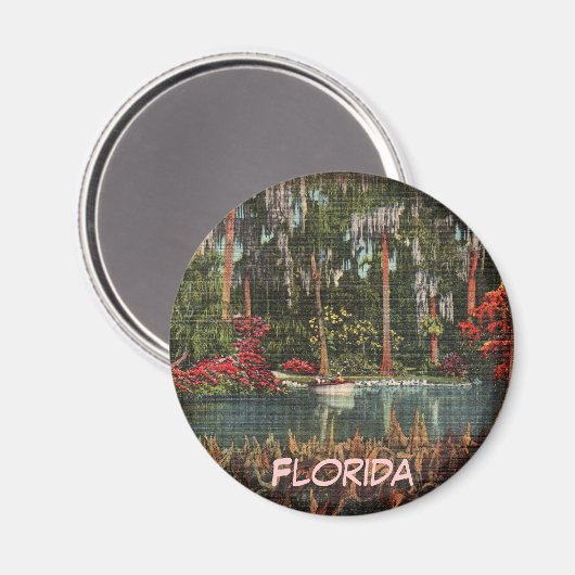Cypress Gardens Florida Magnet (Voorkant / Achterkant)