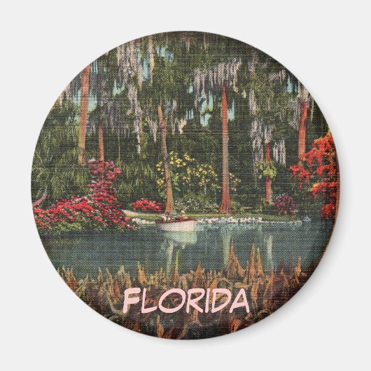Cypress Gardens Florida Magnet (Voorkant)