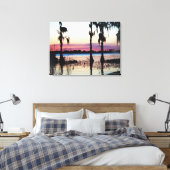 Cypress Gardens Florida Sunset moerassen canvas ku (Insitu (Slaapkamer))