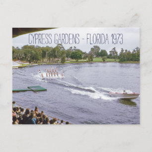 Cypress Gardens Water Ski Show geïnspireerd Briefkaart
