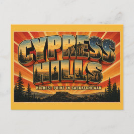 Cypress Hills Interprovincial Park Saskatchewan  Briefkaart