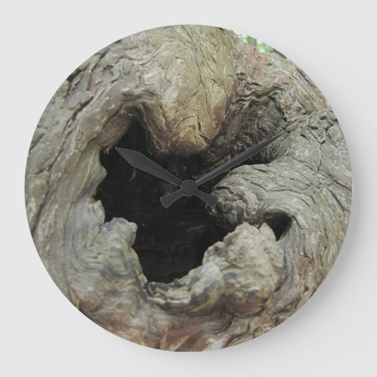 Cypress Knee Wall Clock Grote Klok (Voorkant)