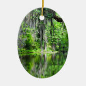 Cypress Lake Oval Ornament (Voorkant)