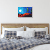 Cypress Maan Canvas Afdruk (Insitu (Slaapkamer))