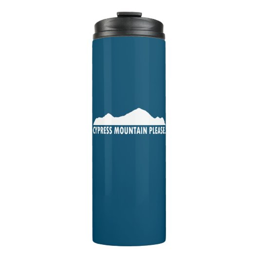 Cypress Mountain alsjeblieft Thermosbeker (Voorkant)