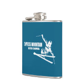 Cypress Mountain British Columbia Skier Heupfles (Links)