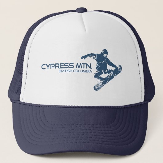 Cypress Mountain Brits-Columbia snowboarder Trucker Pet (Voorkant)