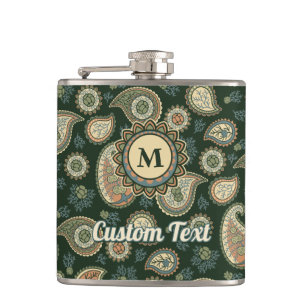 Cypress Paisley Patroon Flesje Heupfles