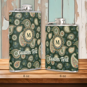 Cypress Paisley Patroon Flesje Heupfles