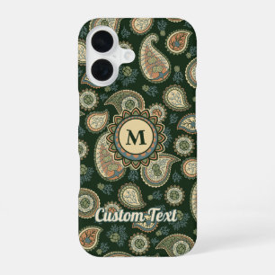 Cypress Paisley-patroon iPhone 16 Hoesje