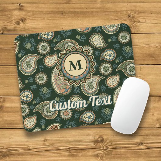 Cypress Paisley Patroon Muismat