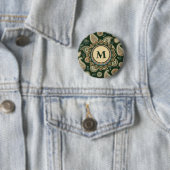 Cypress Paisley Pattern Button (In situ)