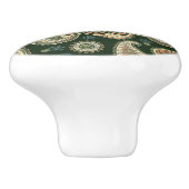 Cypress Paisley Pattern Ceramic Knob Keramische Knop (Zijkant)