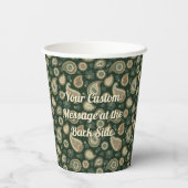 Cypress Paisley Pattern Cups Papieren Bekers (Achterkant)