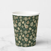 Cypress Paisley Pattern Cups Papieren Bekers (Rechts)
