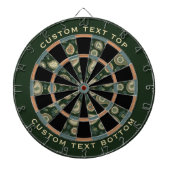 Cypress Paisley Pattern Dartbord (Voorkant)