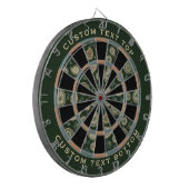 Cypress Paisley Pattern Dartbord (Voorkant Links)
