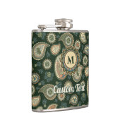 Cypress Paisley Pattern Flask Heupfles (Rechts)