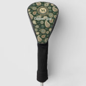 Cypress Paisley Pattern Golf Head Hoesje Golfheadcover (Voorkant)