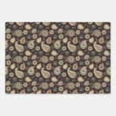 Cypress Paisley Pattern Inpakpapier Vel (Voorkant 3)