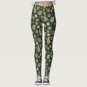 Cypress Paisley Pattern Leggings (Voorkant)