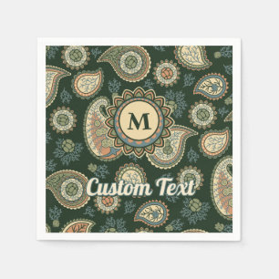 Cypress Paisley Pattern Napkins Servet