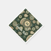 Cypress Paisley Pattern Napkins Servet (Hoek)