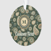 Cypress Paisley Pattern Ornament (voorkant)