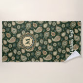 Cypress Paisley Pattern Strandlaken (Voorkant)