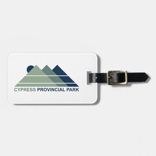 Cypress Provincial Park Mountains Sun Bagagelabel (Voorkant horizontaal)