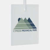 Cypress Provincial Park Mountains Sun Glas Ornament (Voorkant Rechts)
