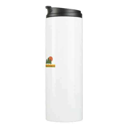 Cypress Provincial Park Pine Trees Sun Thermosbeker (Geroteerd rechts)