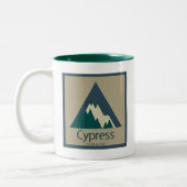 Cypress Provincial Park Rustiek Tweekleurige Koffiemok (Links)