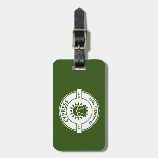 Cypress Provincial Park Sun Trees Bagagelabel (Voorkant verticaal)