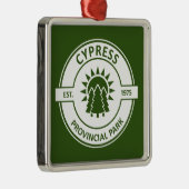 Cypress Provincial Park Sun Trees Metalen Ornament (Rechts)