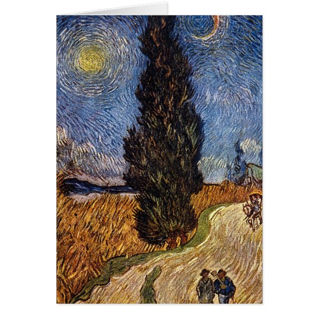 Cypress Road van Vincent Willem van Gogh (Voorkant)