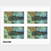Cypress Star Van Gogh Rechthoekige Sticker (Vel)
