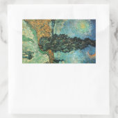 Cypress Star Van Gogh Rechthoekige Sticker (Tas)